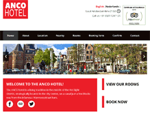 Tablet Screenshot of ancohotel.nl